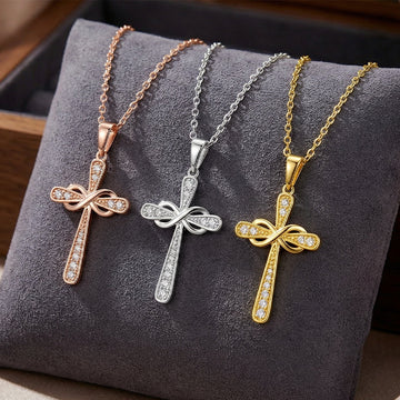 The Infinity Cross Necklace: Where Faith Meets Timeless Elegance